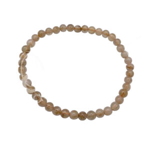 BRACELET - RUTILATED QUARTZ, COPPER (3-6 MM) 7.15-7.25"