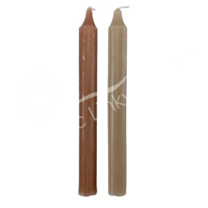 Mixed Earth Color Mini Unscented Candle (Pack of 20)