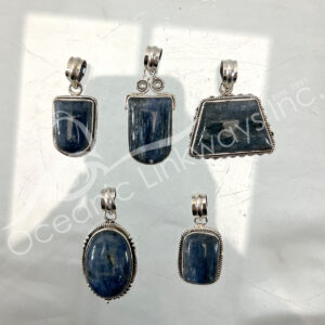 (CLOSE OUT) PENDANT - STERLING SILVER KYANITE 30-40 MM