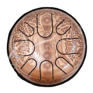 7 Chakra Antique Copper Iron Happy Drum