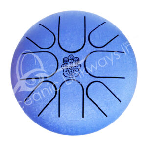 Blue Hand of Fatima Iron Happy Drum