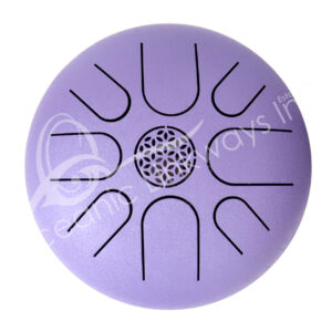 Purple Flower of Life Happy Drum
