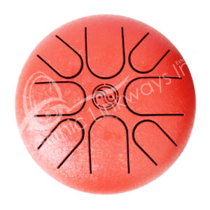 Red Yin Yang Happy Drum