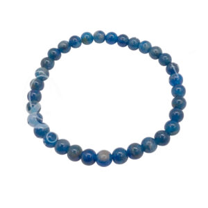 BRACELET - APATITE, BLUE (4-7 MM) 7.15-7.25"