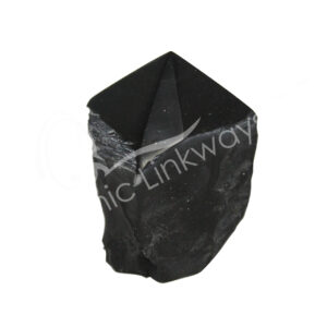 Black Onyx with Pyrite Top Polished Ponit