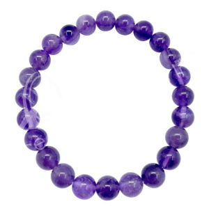 BRACELET - AMETHYST (8 MM) 8-8.5"