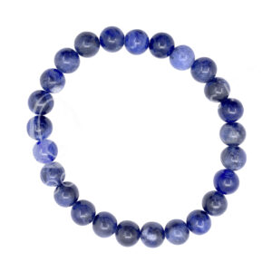 Sodalite Beads Large Elastic Bracelet