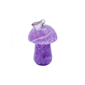 PENDANT - MUSHROOM LEPIDOLITE (PK 6) 15 X 20 MM