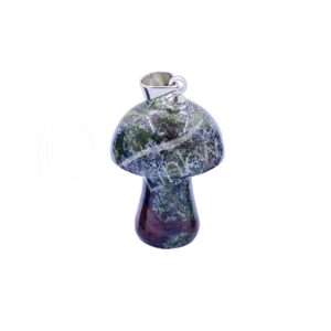 PENDANT - MUSHROOM JASPER, DRAGONBLOOD (PK 6) 15 X 20 MM