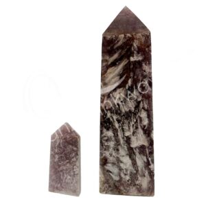 Polished Purple Mica 4 Sides Obelisk