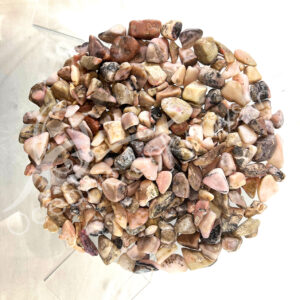 (CLOSE OUT) TUMBLED STONES - OPAL, PINK FLAT 20-45 MM
