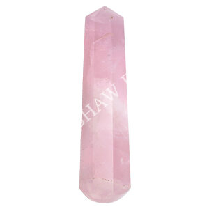 MASSAGER - ROSE QUARTZ 6 FACETS 3"