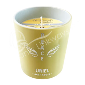 Patchouli Scented Candle made of Coconut Wax Archangel Uriel for Peace 2.75"Dia. X 3"H