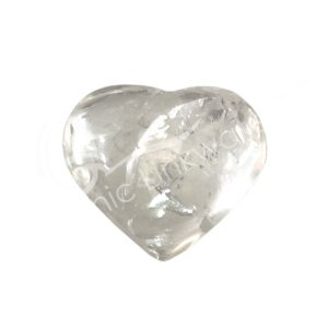 Polished Crystal Quartz Heart