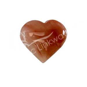 Polished Red Hematoid Quartz Heart