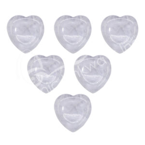 Crystal Quartz Heart Worry Stone