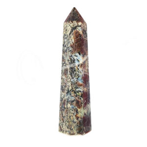 Polished Kyanite with Garnet and Mica Six Sides Obelisk