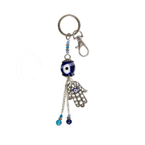 Evil Eye Fatima Hand Keychain