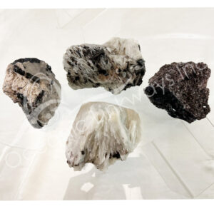 (CLOSE OUT) SPECIMEN - ALBITE WITH BLACK TOURMALINE 2-5"