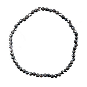 Terahertz Faceted Stone Beads Bracelet
