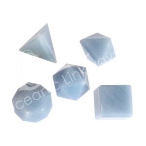 Angelite Platonic Solid