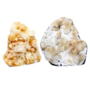 (CLOSE OUT) CLUSTER - APOPHYLLITE & STILBITE, MIXED COLORS 6-12"