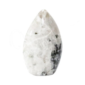 Rainbow Moonstone Flame Shape