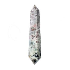 Pink Zebra Jasper Double Terminated Point