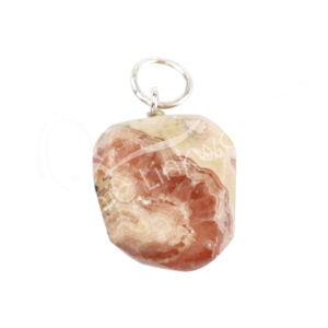 Rhodochrosite Tumbled Stone Pendant