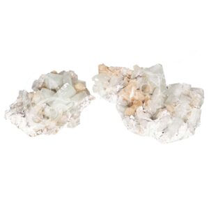 (CLOSE OUT) SPECIMEN – APOPHYLLITE & STILBITE ON MATRIX 3-14"