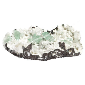 CLUSTER - APOPHYLLITE, GREEN & STILBITE 7 X 4 X 2"
