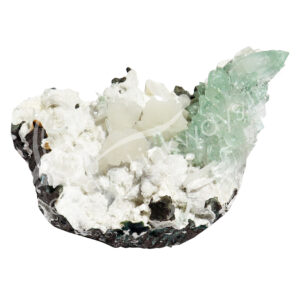 CLUSTER - APOPHYLLITE, GREEN & STILBITE 2.5 X 2 X 3"