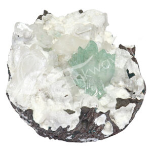 (CLOSE OUT) CLUSTER - APOPHYLLITE, GREEN & STILBITE 2 X 3 X 3"