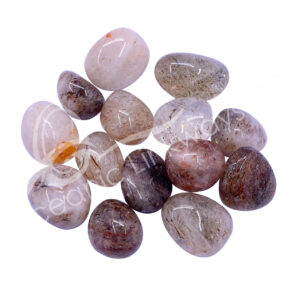 Red Rutilated Quartz Tumbled Stones