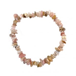 BRACELET - CHIPS OPAL, PINK (5-8 MM) 7.15-7.25"