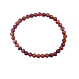 BRACELET - GARNET, ORANGE (4-5 MM) 7.15-7.25"