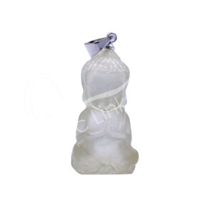 PENDANT - BUDDHA LEMON QUARTZ 1"