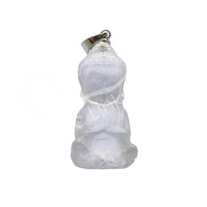 Crystal Quartz Buddha Pendant