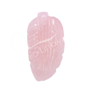 Rose Quartz Feather Pendant