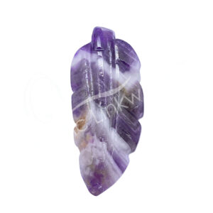 Amethyst Feather Pendant