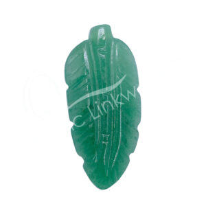 Green Aventurine Feather Pendant