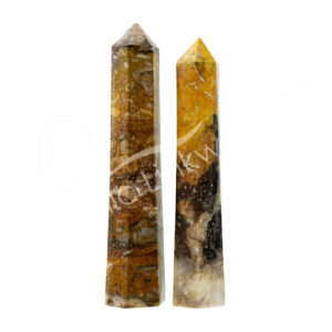 OBELISK - JASPER, BUMBLE BEE NEO 4-4.5"