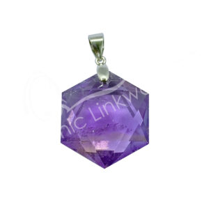 Ametrine Hexagonal Sterling Silver Pendant