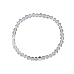 BRACELET - CRYSTAL QUARTZ (4-4.5 MM) 7.15-7.25"