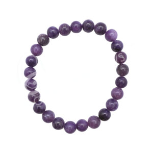 BRACELET - LEPIDOLITE (8 MM) 8-8.5"