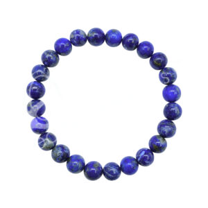 BRACELET - LAPIS LAZULI, REAL (8 MM) 8-8.5"