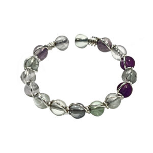 Fluorite Beads Adjustable Ring
