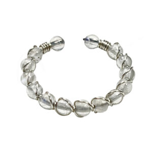 RING - MOONSTONE, RAINBOW ADJUSTABLE 2-3 MM BEADS (PK 3) 20-23 MM DIA.