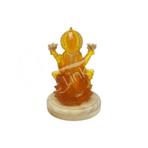AMBER LAXMI STATUE WITH LED LIGHT