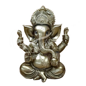 GOLD GANESHA STATUE 8.40"L X 10"H